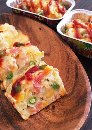 美味しい〜豆腐入り簡単ケークサレ☆-レシピのメイン写真