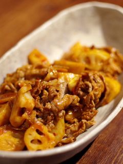 ☆蓮根のニンニクチャップ炒め☆-レシピのメイン写真