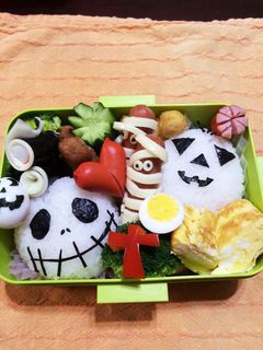 ハロウィン キャラ弁 ウィンナー-レシピのメイン写真