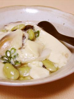 ひたし豆で♪つるるん茶碗蒸し-レシピのメイン写真