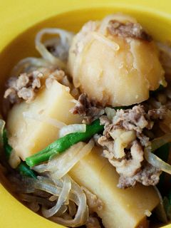 乾燥糸こんにゃくを使った肉じゃが-レシピのメイン写真