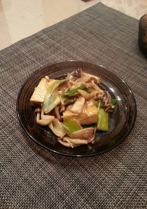 豆腐のキノコのオイスターソース煮-レシピのメイン写真