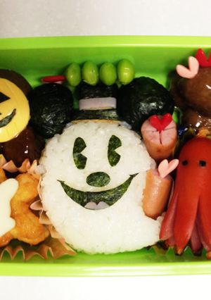 おばけミッキー ハロウィンのキャラ弁-レシピのメイン写真