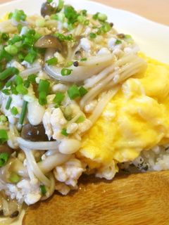 そぼろあんの和風オムライス-レシピのメイン写真