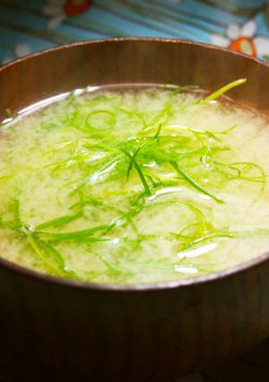 簡単♪おかひじきのお味噌汁-レシピのメイン写真