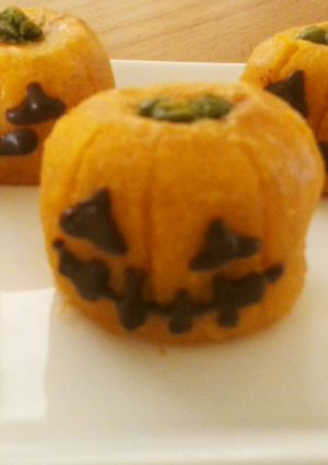 ハロウィンのスィートポテかぼちゃ-レシピのメイン写真