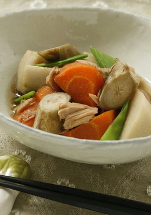 里芋とツナの煮物-レシピのメイン写真