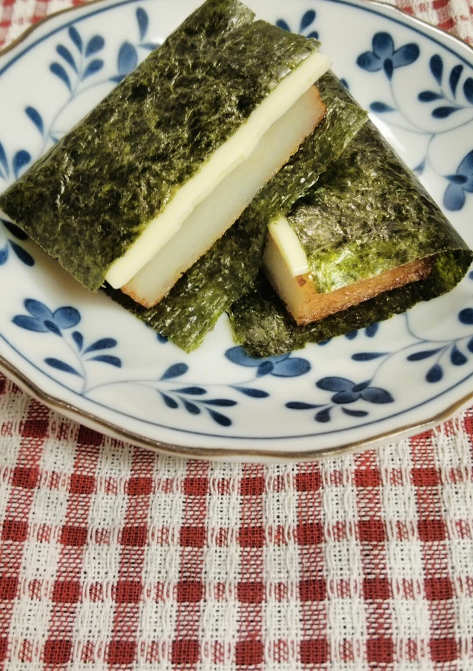 *さつま揚げのピリッとチーズのり巻き*-レシピのメイン写真