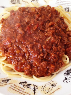 ミートソーススパゲティ-レシピのメイン写真