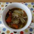 レンジでけんちん汁風(離乳食取り分け用)