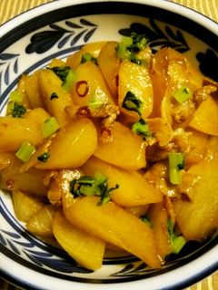 大根×豚バラ肉のオイスター炒め♪-レシピのメイン写真