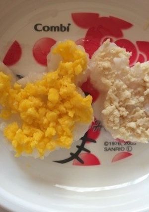 離乳食　中期の２食丼-レシピのメイン写真