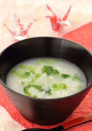 胃腸にやさしい七草粥-レシピのメイン写真