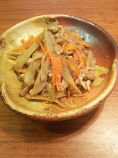 肉入りみそきんぴら-レシピのメイン写真