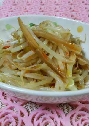 シャキシャキもやしとメンマの炒めもの-レシピのメイン写真