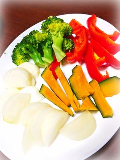 彩り蒸し蒸し野菜-レシピのメイン写真