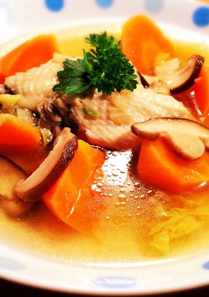 手羽先と野菜のコンソメスープ❤-レシピのメイン写真