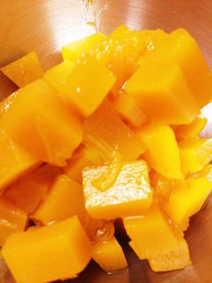 離乳食 中期 〜かぼちゃのだし煮〜-レシピのメイン写真