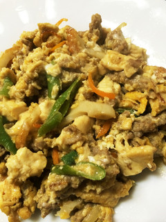 ひき肉入り炒り豆腐-レシピのメイン写真