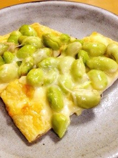 油揚げの枝豆チーズ焼き-レシピのメイン写真