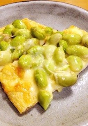 油揚げの枝豆チーズ焼き-レシピのメイン写真