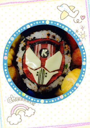 仮面ライダードライブ キャラ弁-レシピのメイン写真
