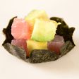まぐろとアボカドののりピンチョス