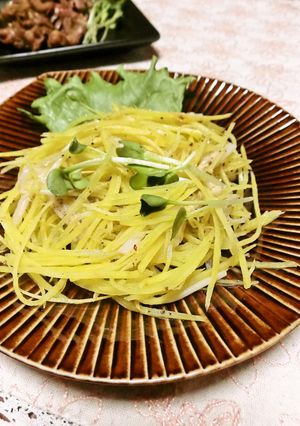 千切りさつま芋のサラダ✿アンチョビ味✿-レシピのメイン写真