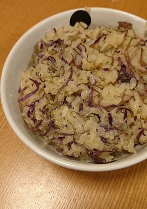 新潟の秋の味覚～食用菊で菊ごはん-レシピのメイン写真