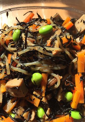 ひじきと糸こんにゃくの煮物-レシピのメイン写真
