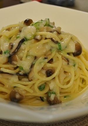 長芋ときのこのパスタ-レシピのメイン写真