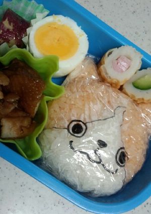 妖怪ウォッチ ジバニャン楽ちんキャラ弁！-レシピのメイン写真