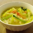 ☆ひとりごはん☆餃子の皮でタンメン風