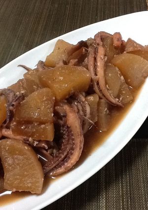 いか大根 味噌煮込風-レシピのメイン写真