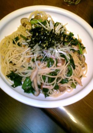 栄養満点★小松菜明太パスタ-レシピのメイン写真
