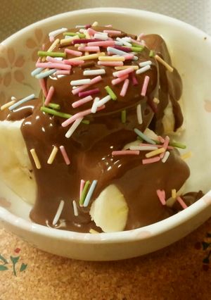 バレンタインにチョコバナナ♡フォンデュ風-レシピのメイン写真