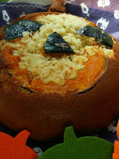 ハロウィン HM 炊飯器でかぼちゃケーキ-レシピのメイン写真