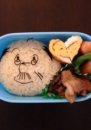 【キャラ弁】サザエさんの波平さん-レシピのメイン写真