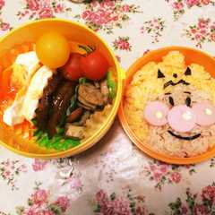 アンパンマンハロウィン キャラ弁-レシピのメイン写真
