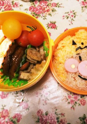 アンパンマンハロウィン キャラ弁-レシピのメイン写真