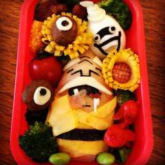 รูปของ 妖怪ウォッチ　ひも爺　キャラ弁