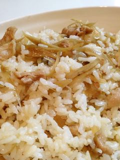 秋の香り 舞茸とゴボウの混ぜご飯-レシピのメイン写真