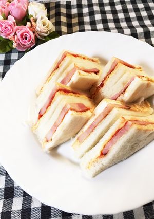 ★朝食に!ベーコン卵サンド★-レシピのメイン写真