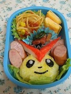 キャラ弁 ポケモン★ビクティニ★-レシピのメイン写真