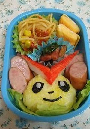 キャラ弁　ポケモン★ビクティニ★-レシピのメイン写真