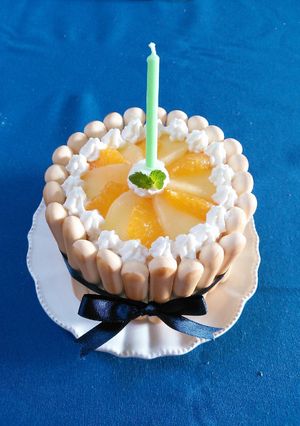 秋のお誕生日に♪１歳のバースデーケーキ-レシピのメイン写真