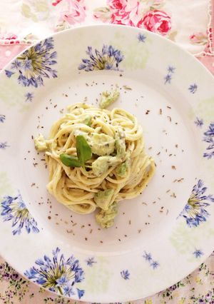 アボカド豆乳クリームパスタガーリック風味-レシピのメイン写真