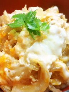 フライパンで4人分とろ~り簡単親子丼-レシピのメイン写真