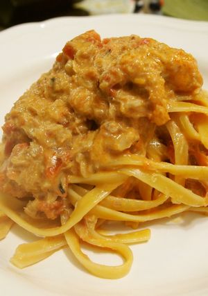 絶品★蟹のトマトクリームパスタ-レシピのメイン写真