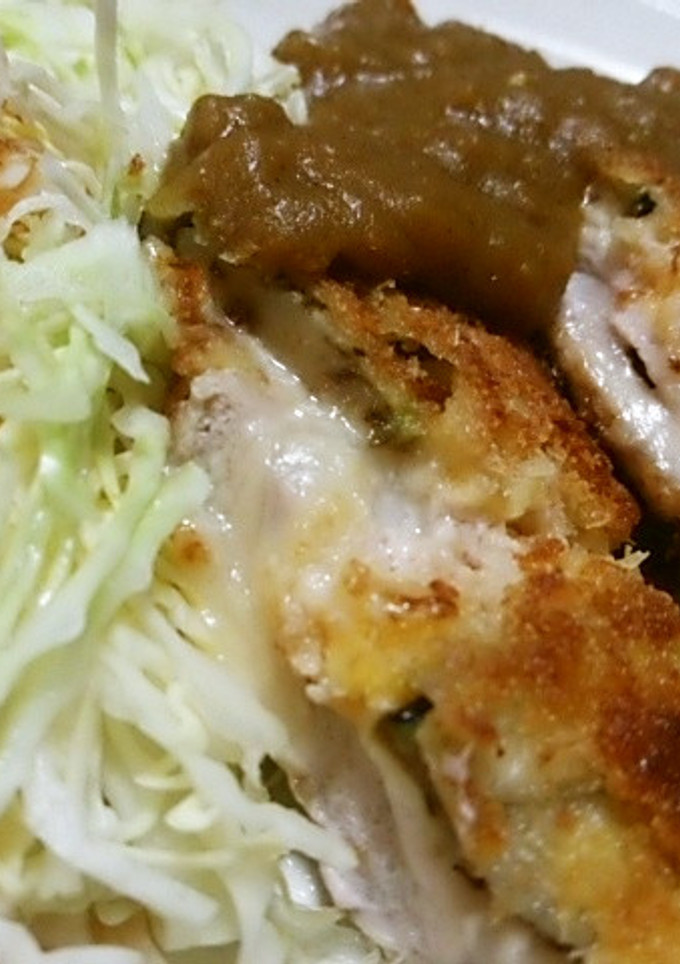 残り物のカレーをソースにして-レシピのメイン写真